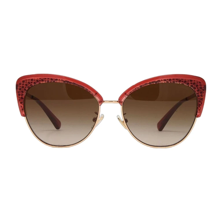 Burgundy Women's Cat Eye Sunglasses