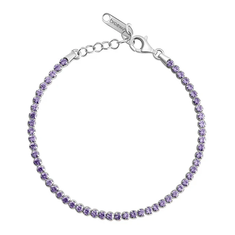 Fancy Magic Purple Cubic Zirconia Tennis Bracelet FMP107