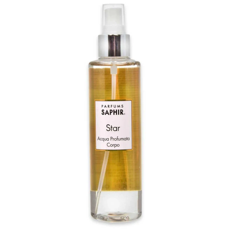 Frasco 200 ml body spray saphir star