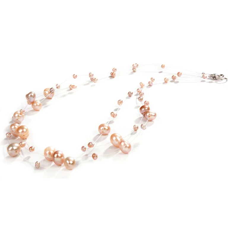 Jwl Luxury Pearls Authentic Floating Pearl Necklace Jl0324