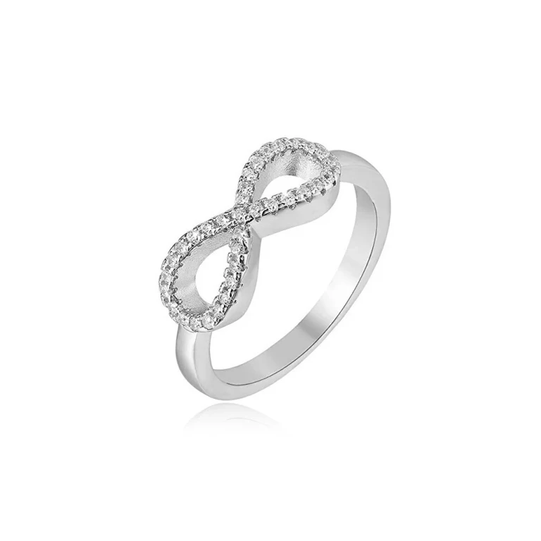 Infinity Silver Ring AGG208 - Circuit: 56 mm