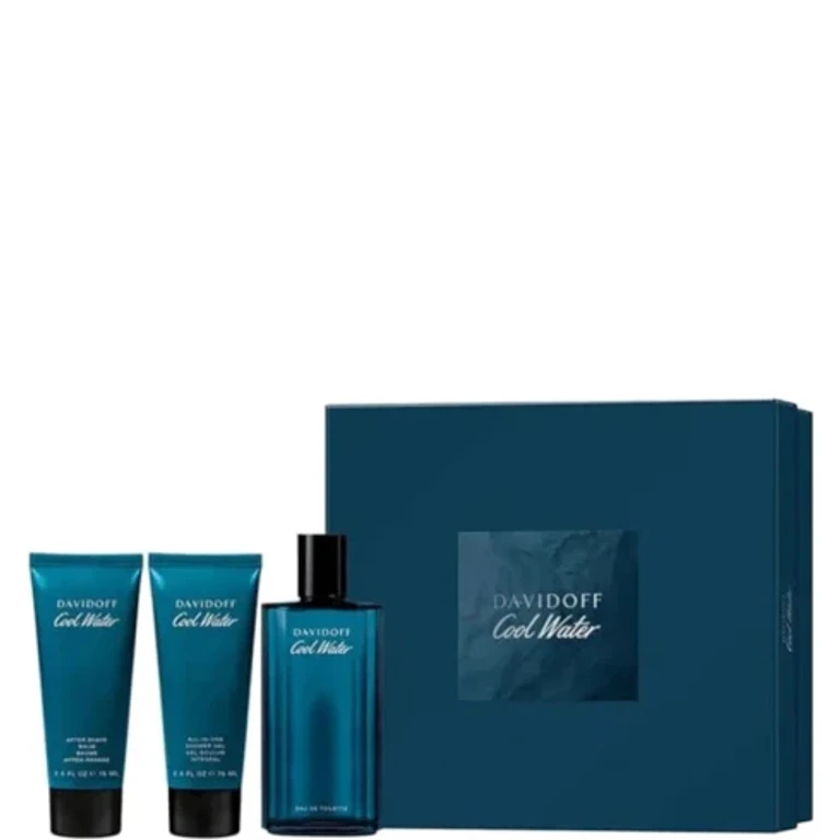 Cool Water Men EDT, Aftershave, Duschgel