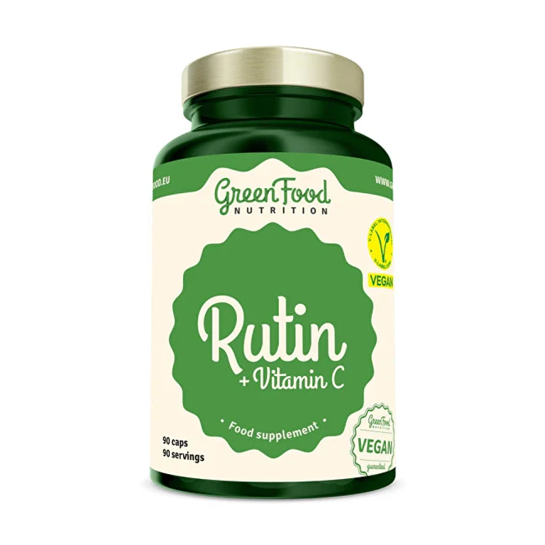 Greenfood Rutin + Vitamin C 90 Capsules