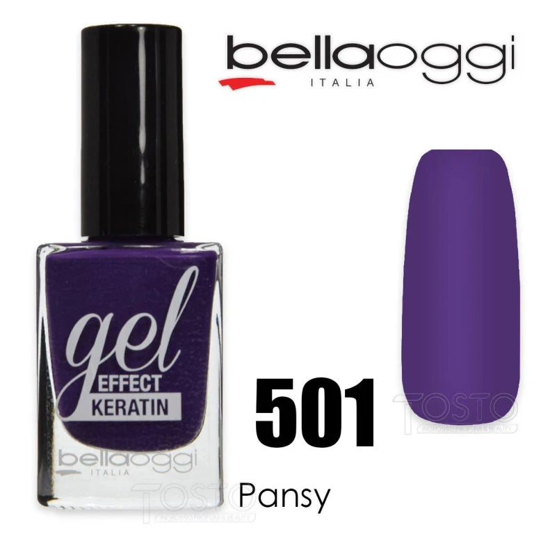 Gel effect keratin gel effect nail polish with keratin 501