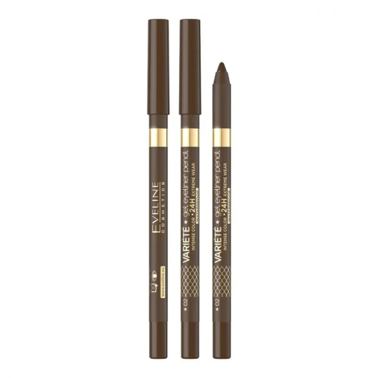 Variété Waterproof Gel Pencil For Eyes Color 02 Brown 1 Pc
