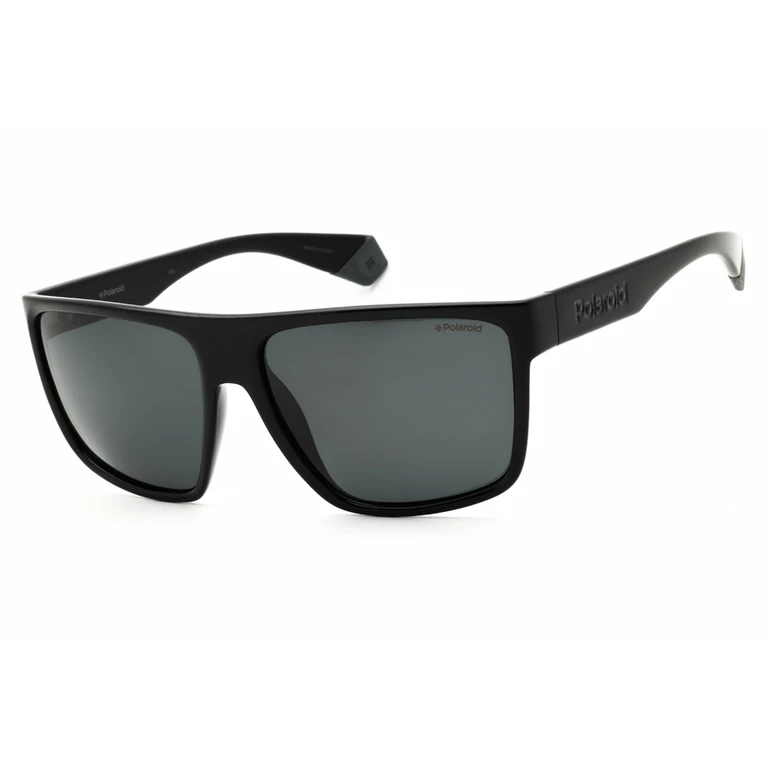 Polarized Grey Rectangular Mens Sunglasses PLD 6076/S 0807/M9 60