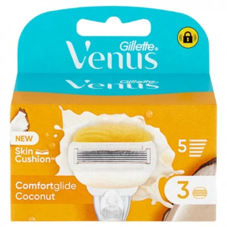 Comforglide Coconut Plus Olaz For 5 Blade Razor 3 Pack