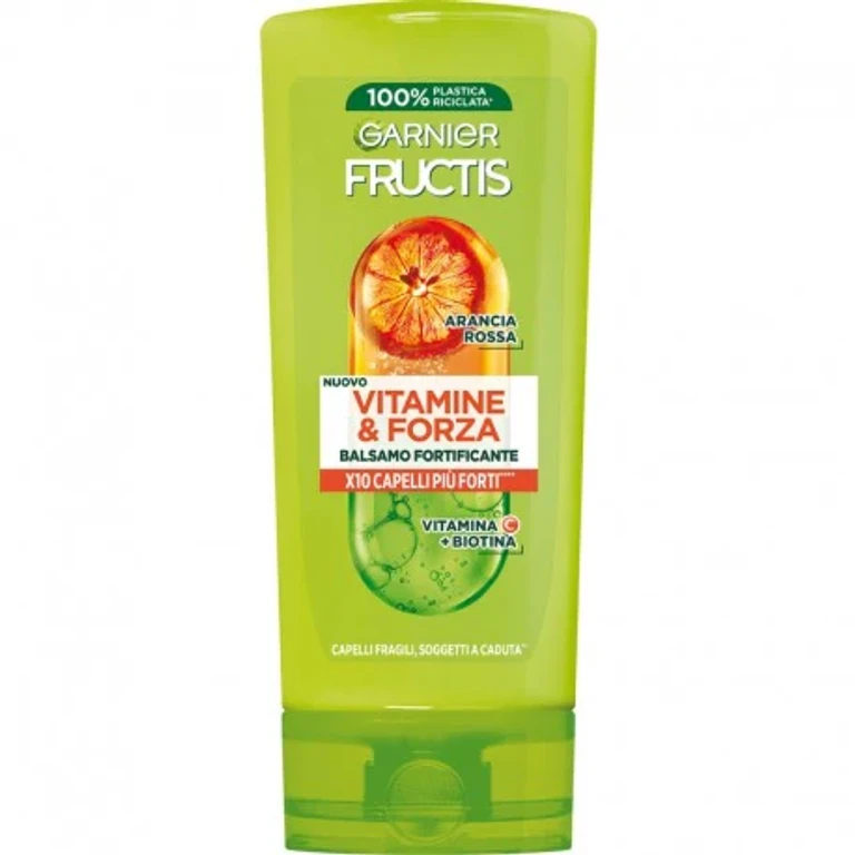 Fructis Versterkende Conditioner Vitamines & Kracht Breekbaar Haar dat Neigt tot Uitvallen 200 ml