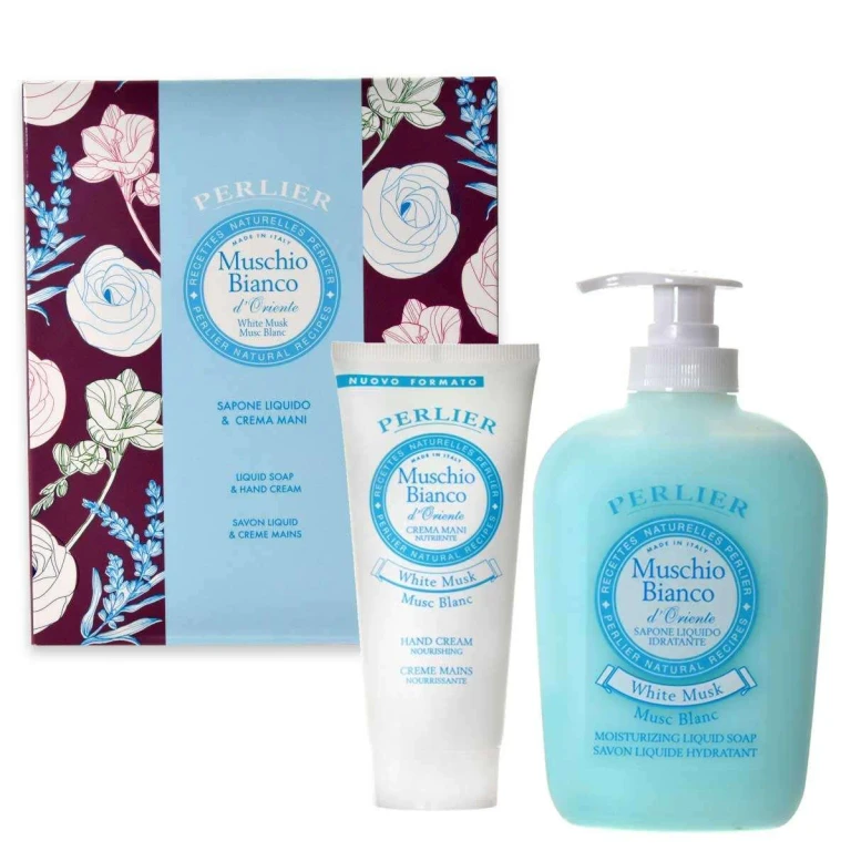Liquid Soap 300 ml + Hand Cream 100 ml White Musk