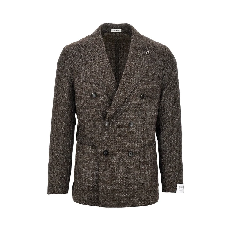 Mouliné knitting 'Ferrara' jacket Man 46