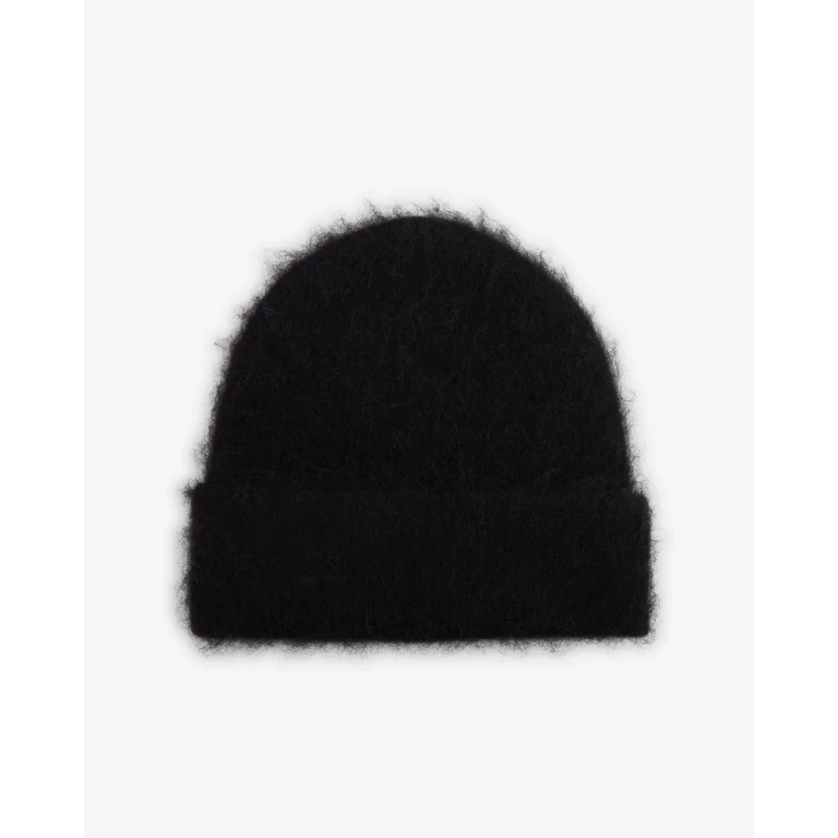 Bonnet Peeta En Alpaga - Femme - Noir - Isabel Marant