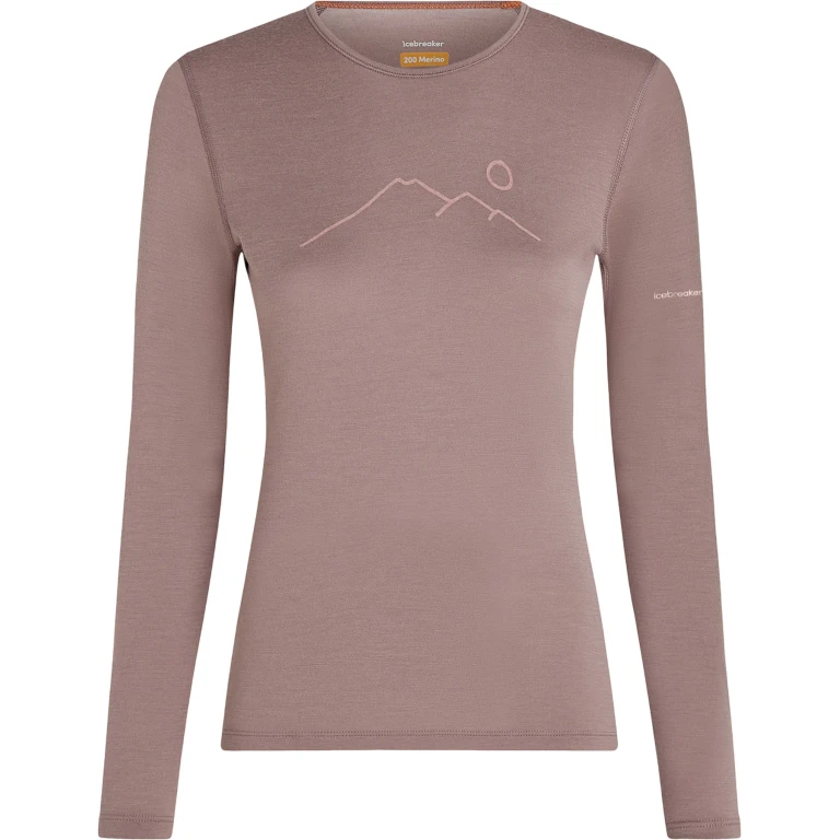 Merino 200 Oasis Rainer Ridge Long Sleeve Crewe Thermal Top - Women's