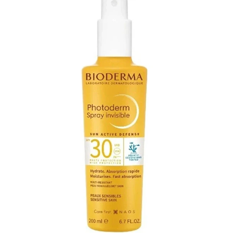 Sunscreen Spray for Sensitive Skin Spf 30 Photoderm (Invisible Spray) 200 Ml