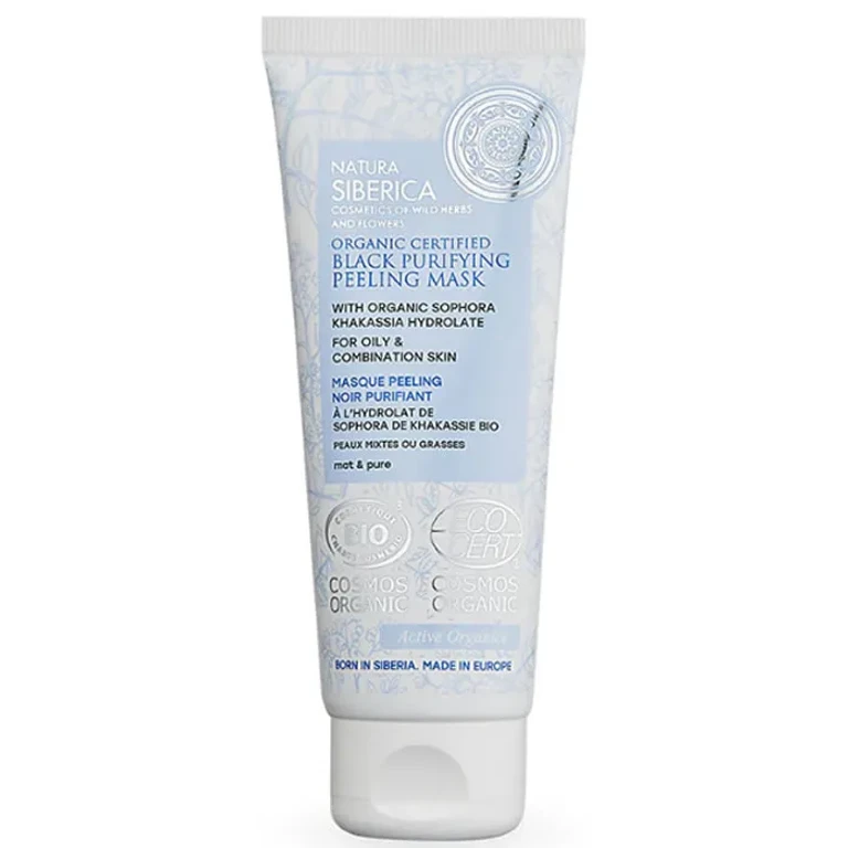 Purifying black peeling mask Natura Siberica 75ml