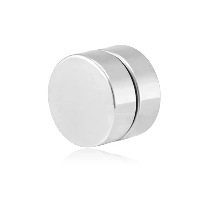 Single Magnetic Earring in Steel 2 In 1 (Stone, Mini Brooch) Vse6018S-Pet