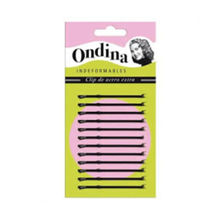 Black Black Clip Ondina 70mm Cardboard 1pc