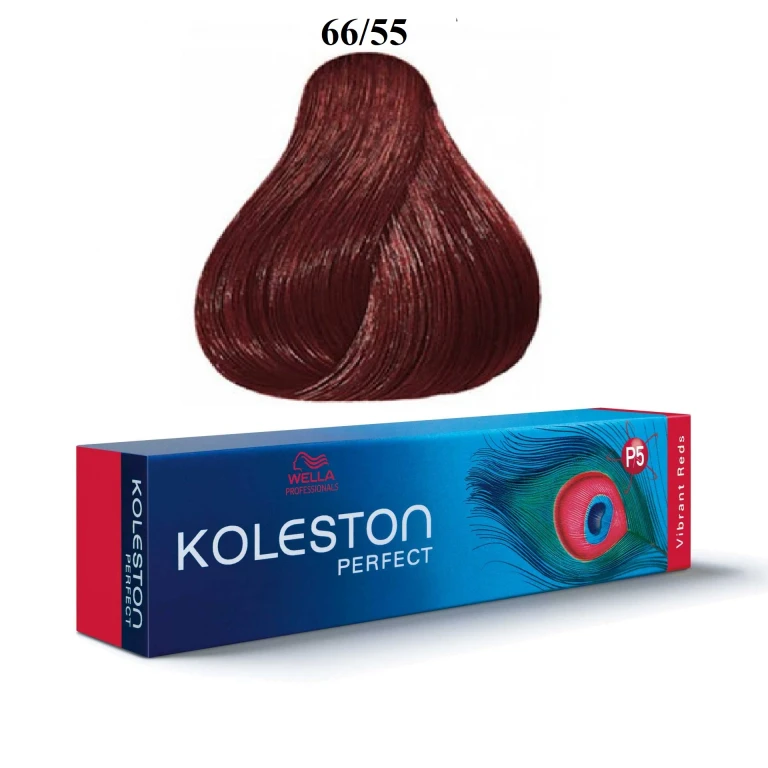 Koleston Perfect Permanent Hair Color 66/55 Dark Intense Blonde Mahon 60 ml