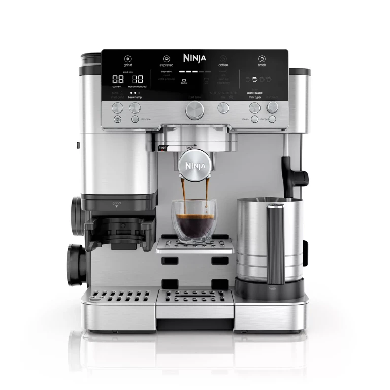 Luxe Café Premier Series 3-in-1 Espresso Machine Drip Coffee Maker & Cold Brew Machine :- Stainless Steel