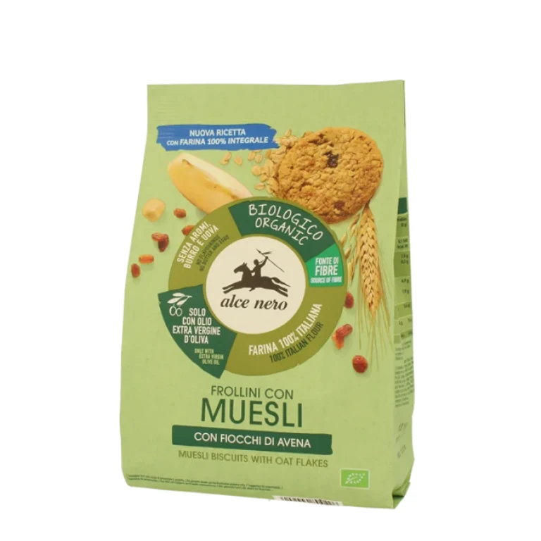 spa Organic Muesli Biscuits Alce Nero 250 g