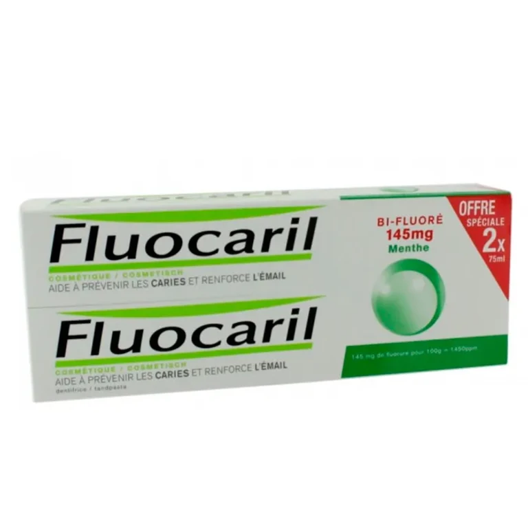 Mint Pasta Fluocaril Bi-Fluoride 145 mg 2x75 ml