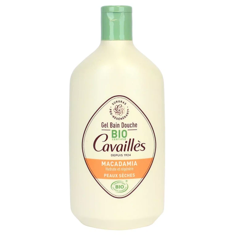 Cavaillès Bath and Shower Gel - Macadamia - ORGANIC Dry Skin 400ML