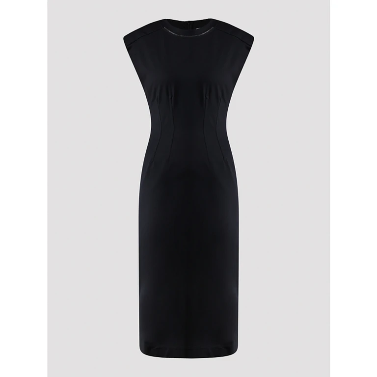 Woblack Fitted Sleeveless Dress