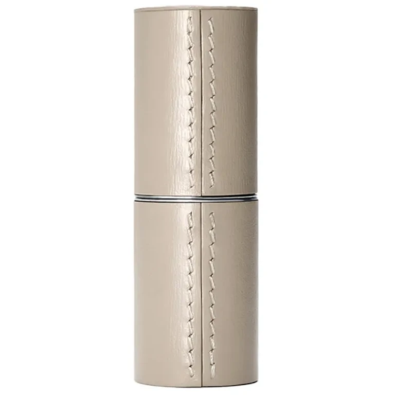 Camel leather lipstick case La Bouche Rouge