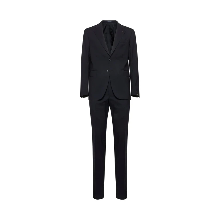 Blue Stretch Virgin Wool Suit