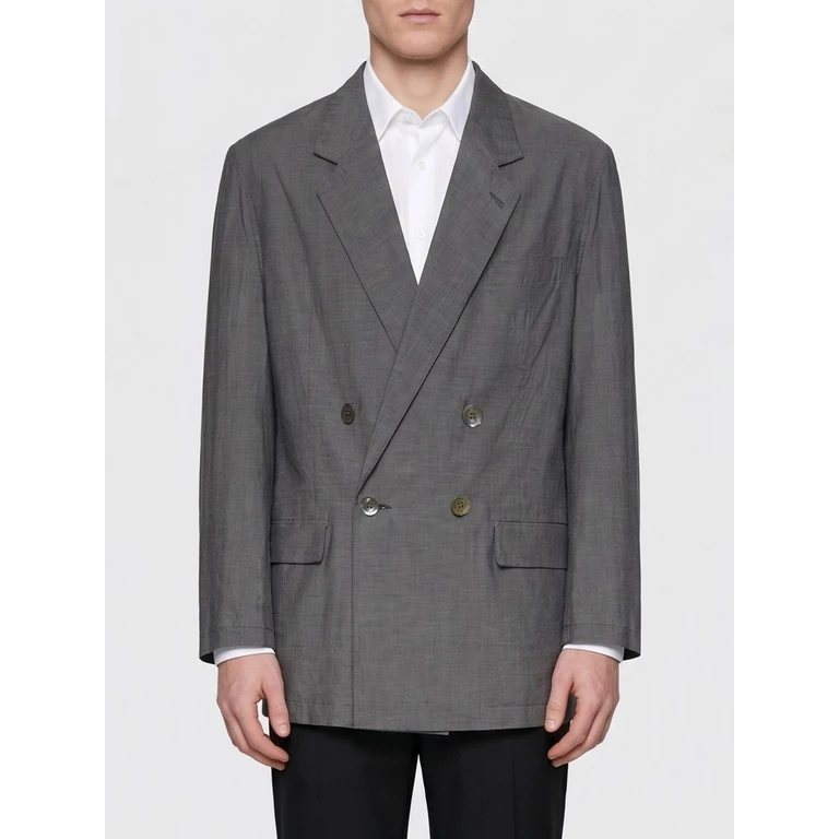 Double-Breasted Cotton Blazer (MGSS26JA020126080)