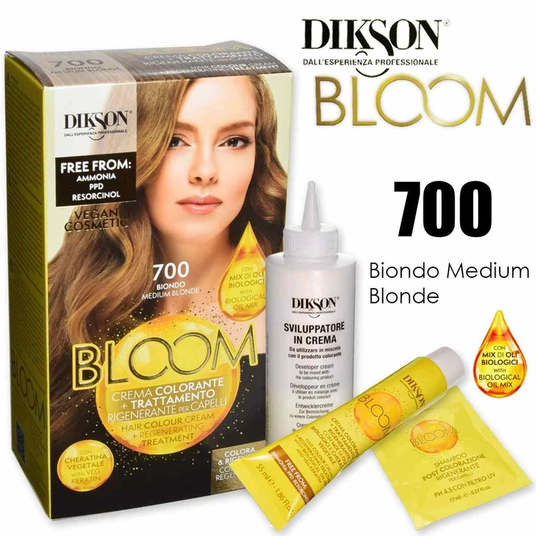 Bloom Coloring Cream With Keratin 700 Blonde