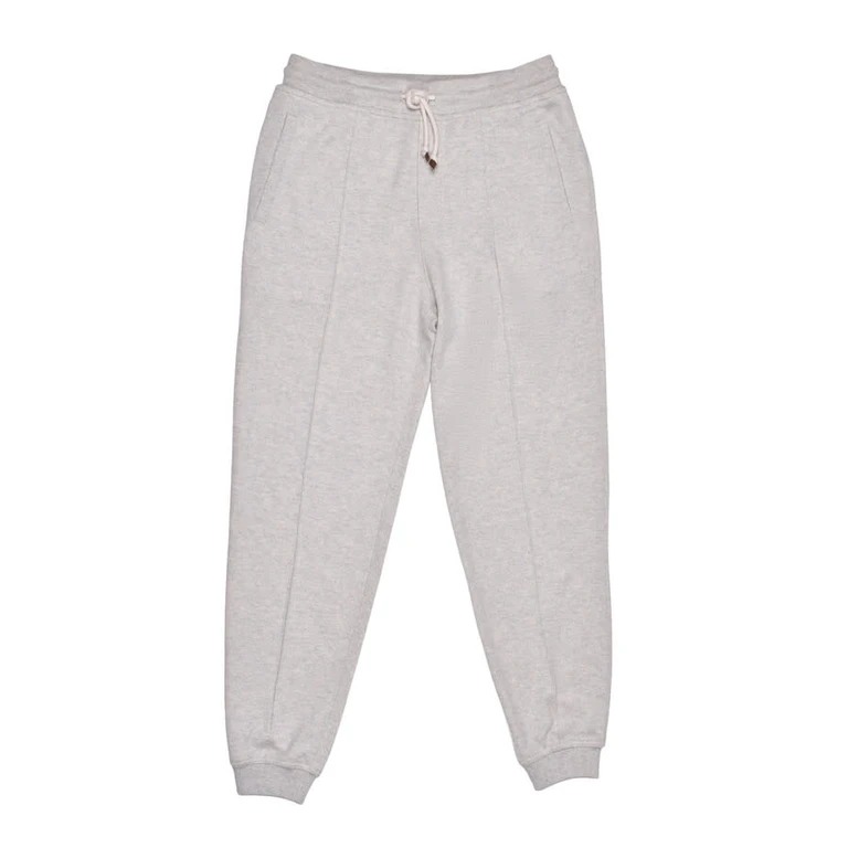 Gray Cashmere Athletic Trousers