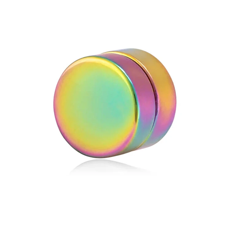 Single Magnetic Colored Earring 2 In 1 (Stone, Mini Brooch) Vse6018C-Pet