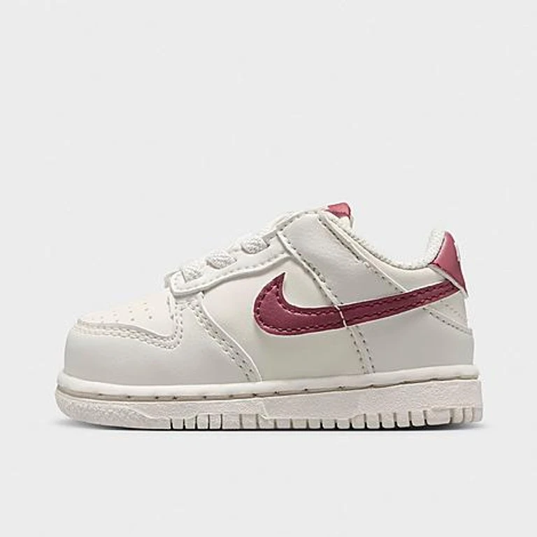 Kids Toddler Dunk Low Casual Shoes in Soft Pearl/Pink Smoke Size: 2.0
