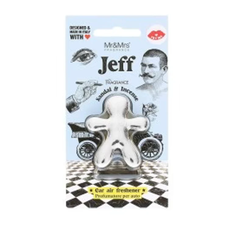 Mr & Mrs Fragrance Jeff Sandal & Incense - Car perfume - 1.0ks