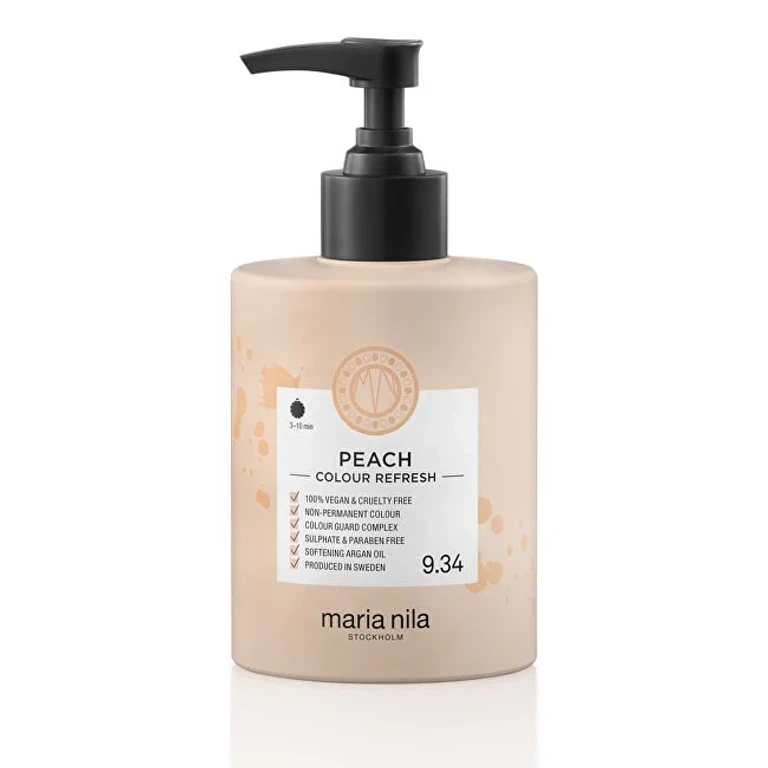 Delicate nourishing mask without permanent color pigments 9.34 Peach ( Color Refresh Mask) - Volume: 300 ml