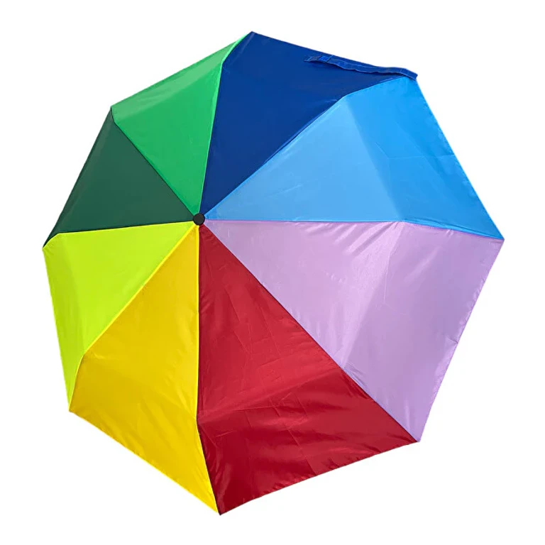 Hit Rainbow Women's Folding Mechanical Umbrella