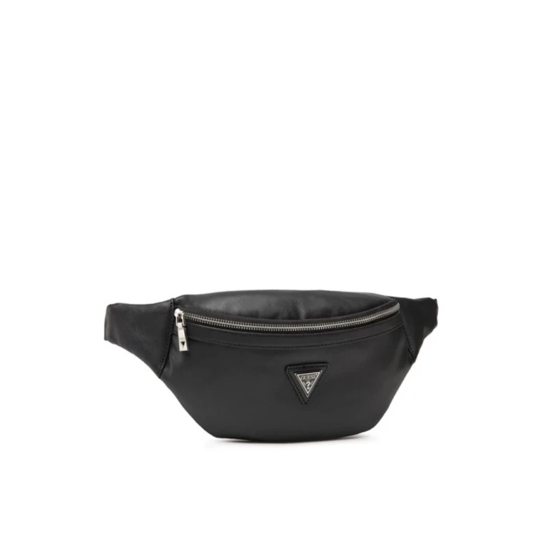 , Certosa, Synthetic leather, Fabric bum bag, hmcrts p1330, Black, 28 x 14 x 8 cm, Men's