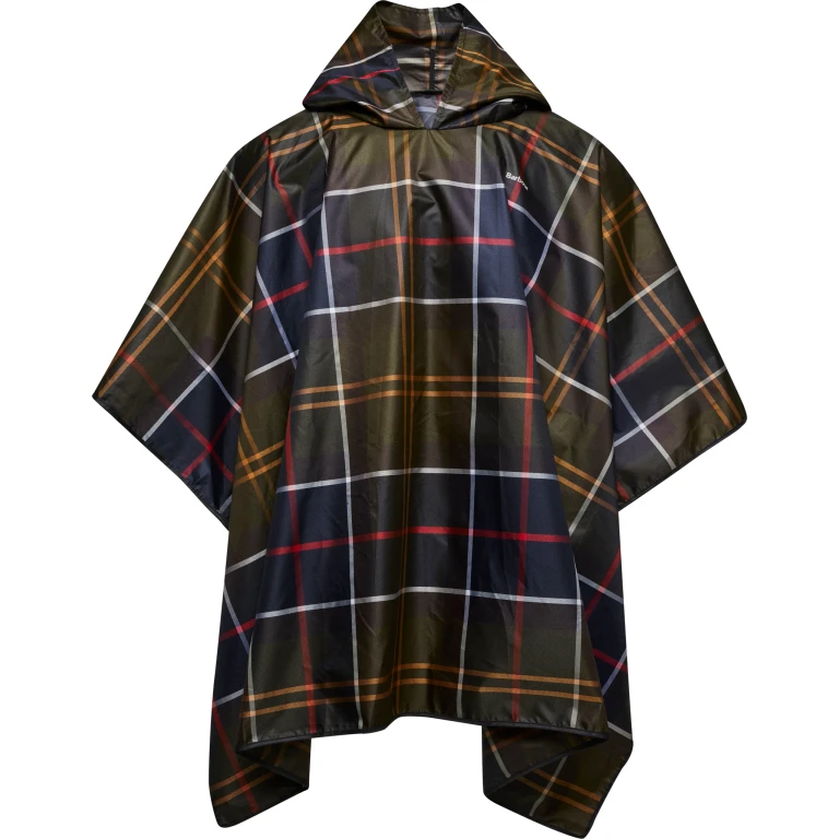 Tartan Showerproof Poncho - Unisex