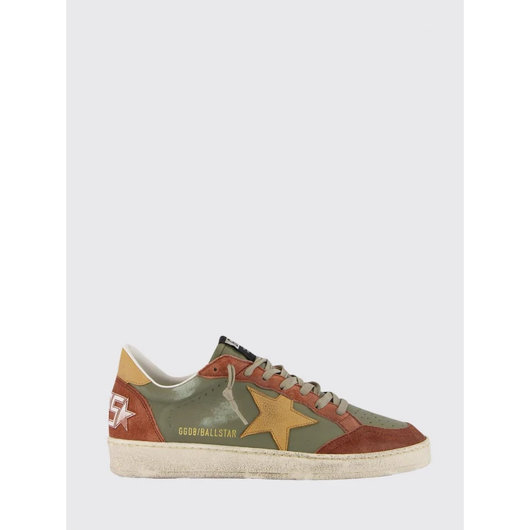 Ball Star Distressed Leather Sneakers (GMF00117F00816083256)