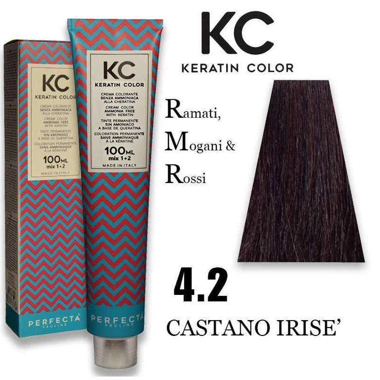 Keratin Coloring Cream Kc 100 ml 4.2