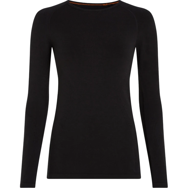 260 Zone Knit Seamless Merino Blend Long Sleeve Crewe Thermal Top - Women's