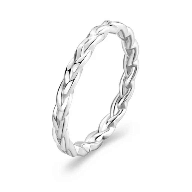 Elegante Stainless Steel Ring For Love Sfv47 - Size: 56 Mm