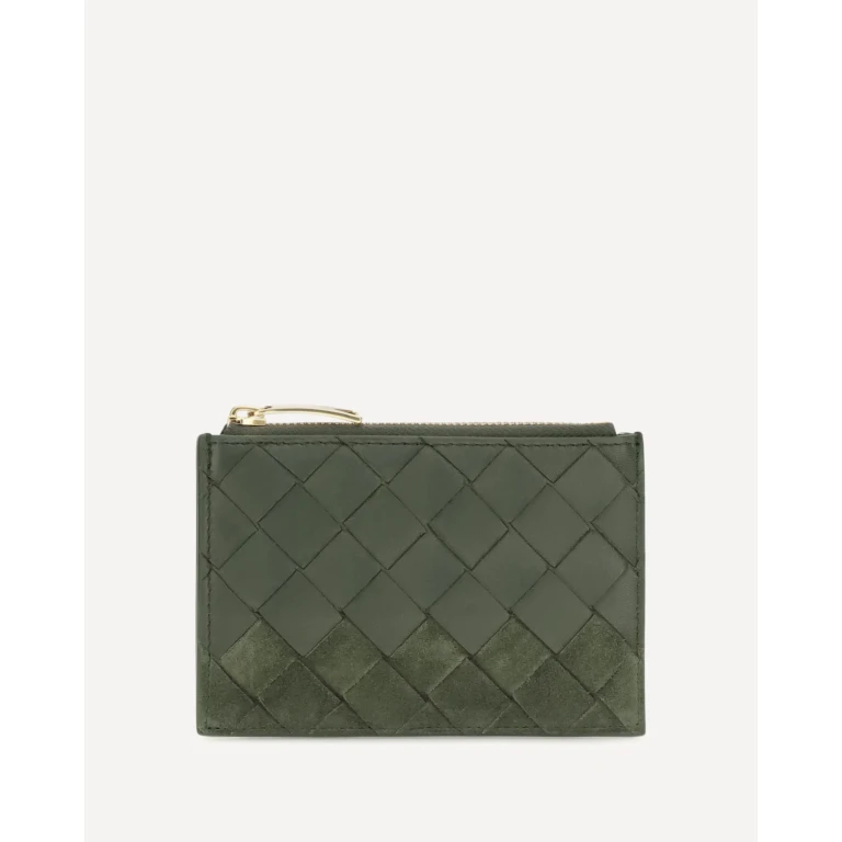 Intrecciato zip Cardholder Female UNI