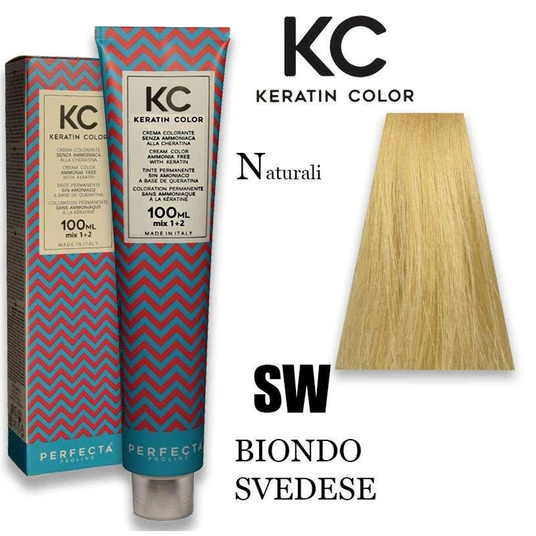Kc Keratin Color Cream 100 ml 10 Swedish Blonde