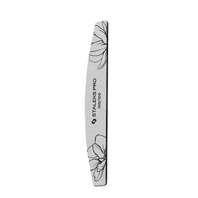 Mineral Nail File Expert 40 100/100 (Half-Moon Mineral Nail File) 25 Pieces