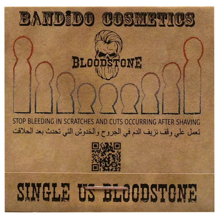 Matches Bandido Alum bloodstone, 20 pieces.
