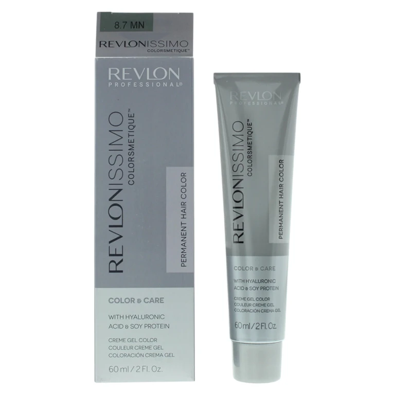 Revlonissimo Colorsmetique Hyaluronic Acid Permanent Hair Color 8.7MN Light Blonde Maximum 60 ml