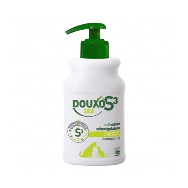 Douxo S3 Seb Anti-Odor And Sebum-Regulating Shampoo Oily Skin or Dandruff 200ml