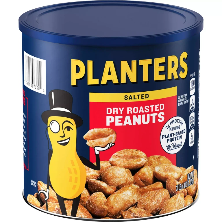 Salted Dry Roasted Peanuts Canister, 52 oz.