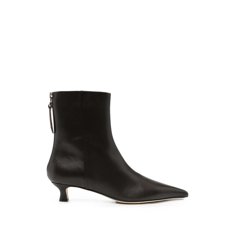Zoe Pointed-toe Kitten-heel Boots